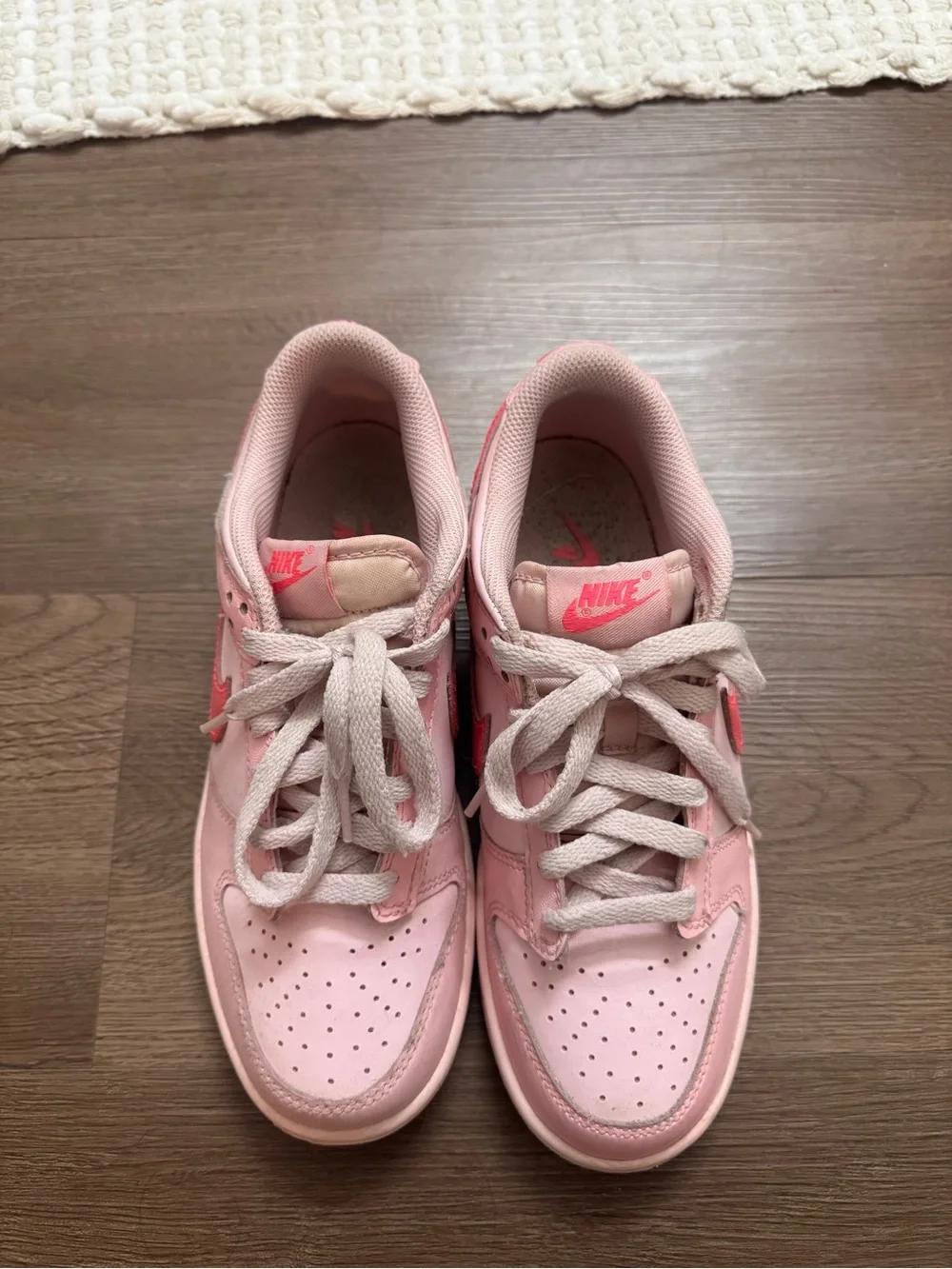 Nike Dunk Low - Triple Pink - Size 6.5Y
